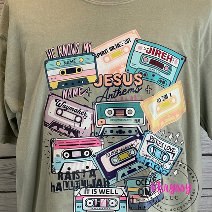 READY TO SHIP: Jesus Anthems Unisex Shirt - Embrace the Power of Faithful Music