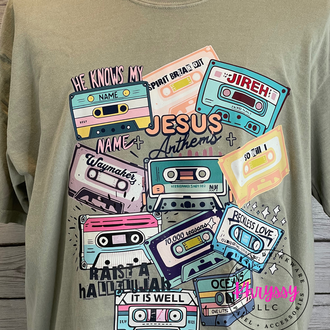 READY TO SHIP: Jesus Anthems Unisex Shirt - Embrace the Power of Faithful Music