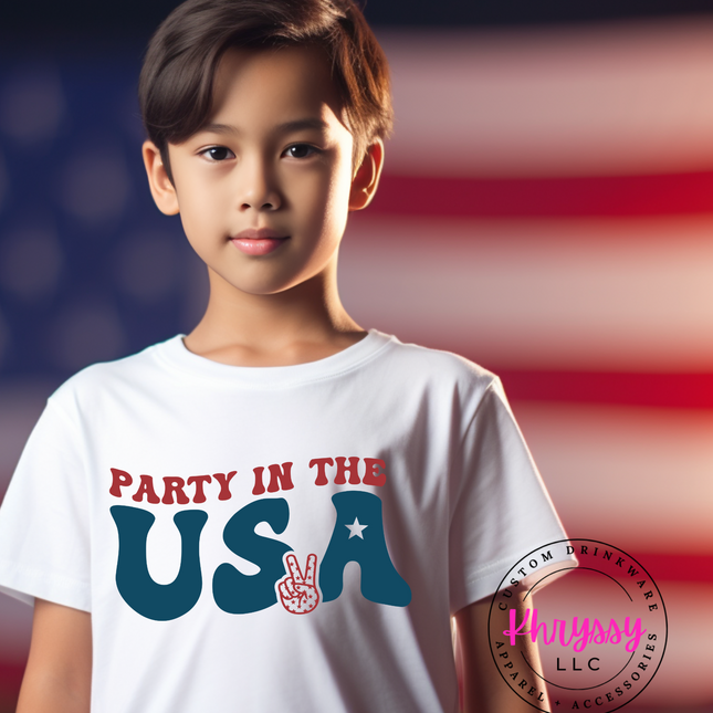 Sparkle and Celebrate: Party in the USA T-Shirt