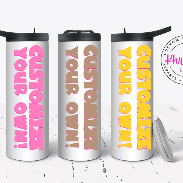 Create Your Own DUO Custom Tumbler 20oz/30oz