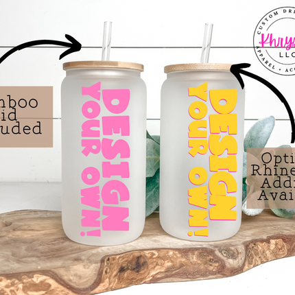 Create Your Own 16oz Libbey Glass Can