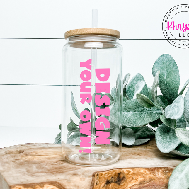 Create Your Own 16oz Libbey Glass Can