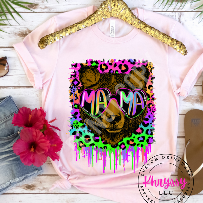 Mama Bear Retro Vibe Unisex Shirt