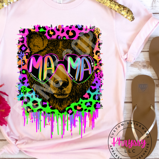 Mama Bear Retro Vibe Unisex Shirt
