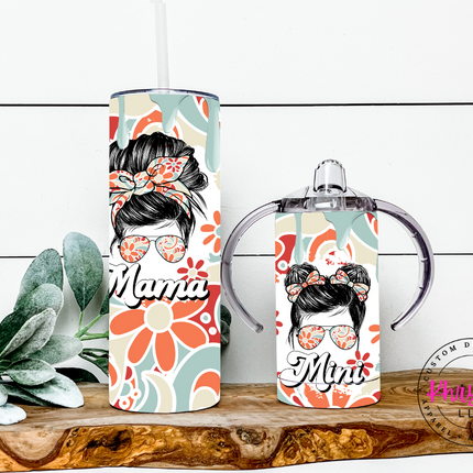 Mama & Mini Retro Tumbler