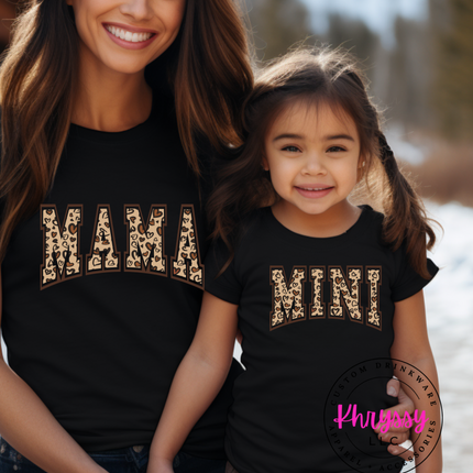 Animal Print Mama and Mini Unisex Shirt