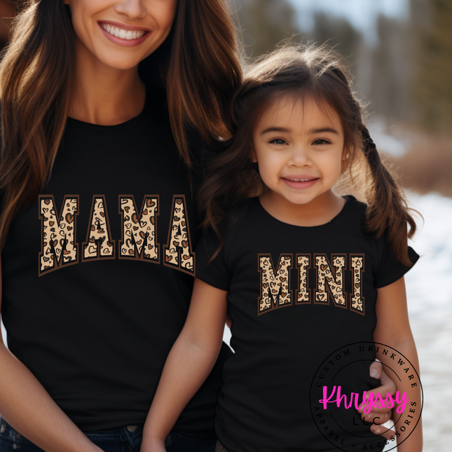 Animal Print Mama and Mini Unisex Shirt