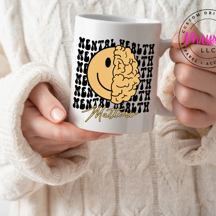Mental Health Matters 15oz Coffee Mug