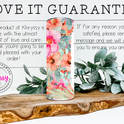 MOM Floral Bliss 20oz Tumbler with Straw