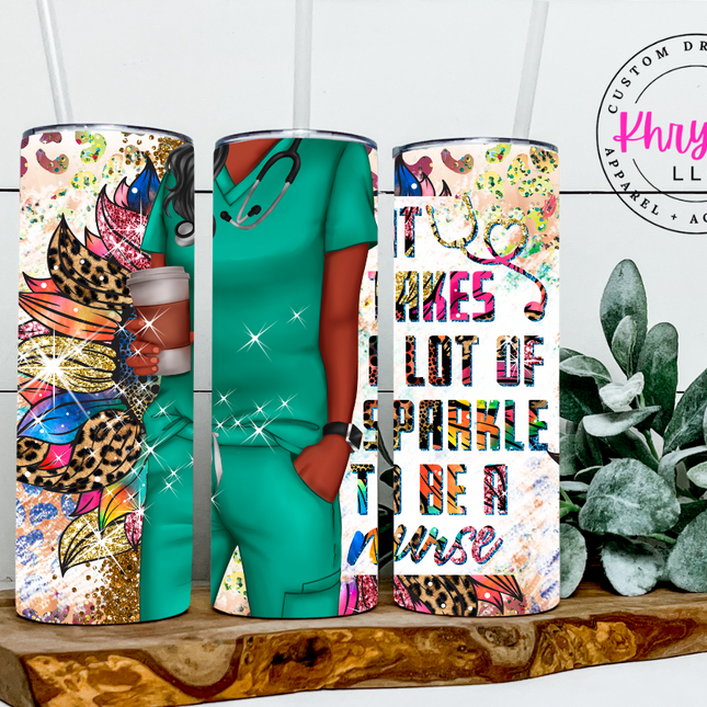 Nurse Life 20oz Tumbler with Straw