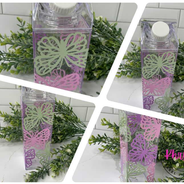 Butterflies in Spring Custom Water Bottle