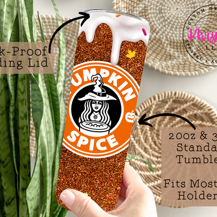 Pumpkin Spice with Sprinkles 20oz Tumbler with Straw