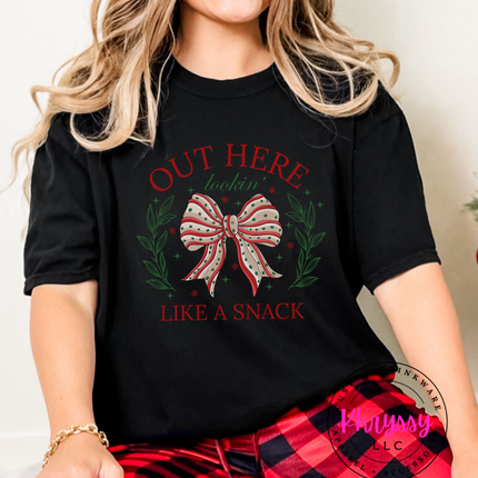Out Here Lookin' Like a Snack - Unisex Holiday Tee