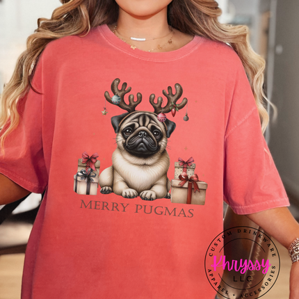 Unisex Christmas Pug Shirt