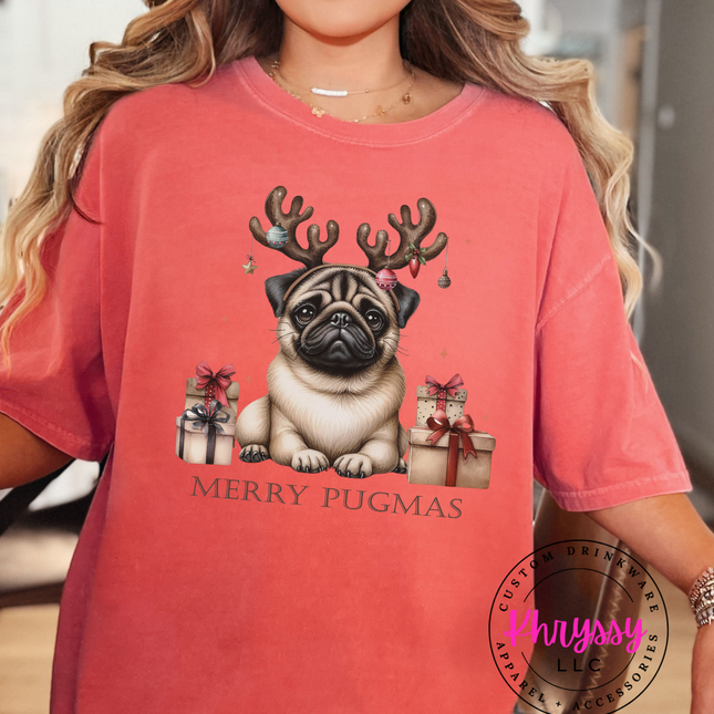 Unisex Christmas Pug Shirt