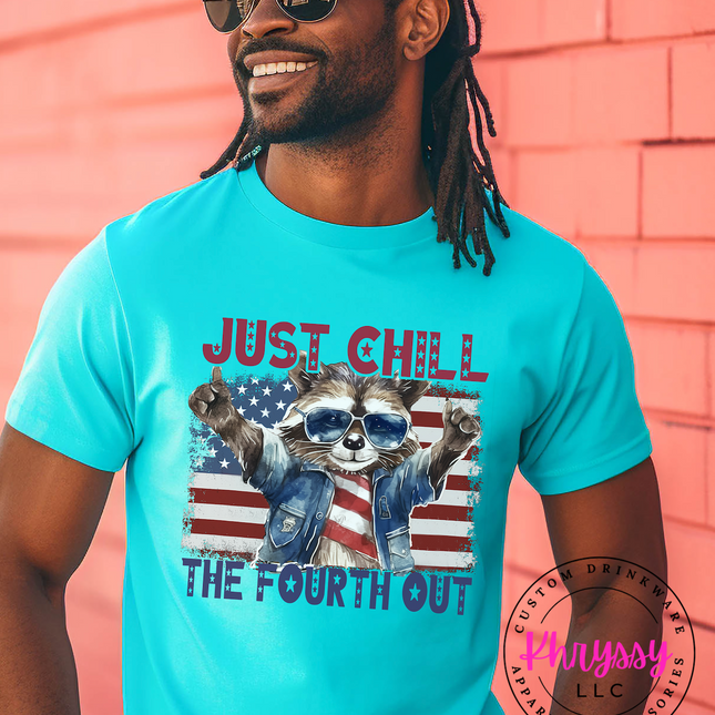 Patriotic Raccoon Celebration Unisex Shirt