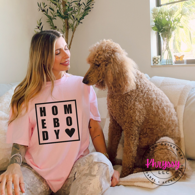 Homebody Heart Bold Statement Tee | Comfort Colors Women's Tee