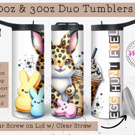 Eggscellent Egg Hunt Fuel 20oz Tumbler with Straw