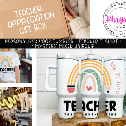 40oz Teacher Appreciation Gift Box Set