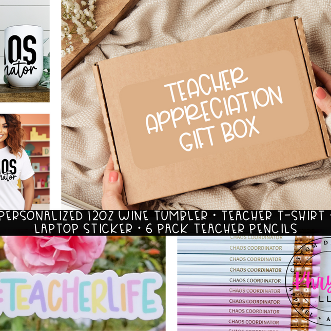 12oz Wine Tumbler Chaos Coordinator Teacher Gift Set