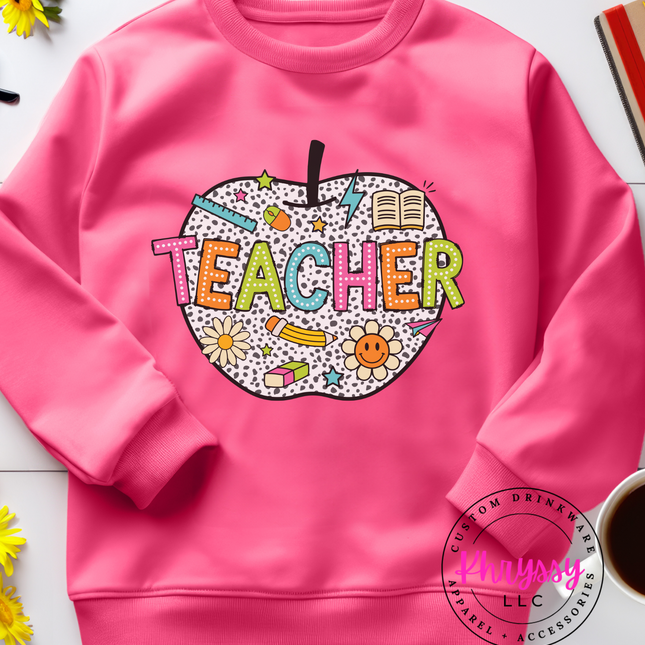 Apple Teacher Graphic Unisex Shirt