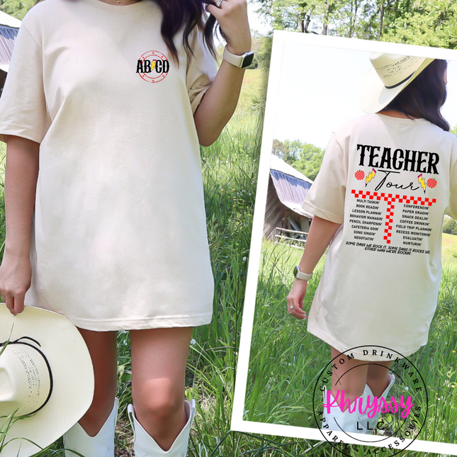 ABCD Teacher Tour Unisex Shirt
