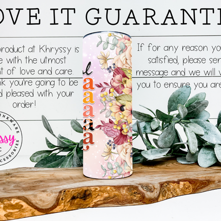 Thankful Mama 20oz Tumbler with Straw