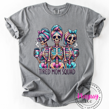 Tired Mom Squad Humorous Coffee Lovers Comfort