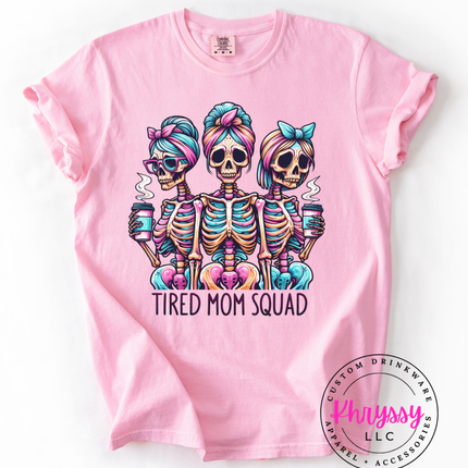 Tired Mom Squad Humorous Coffee Lovers Comfort