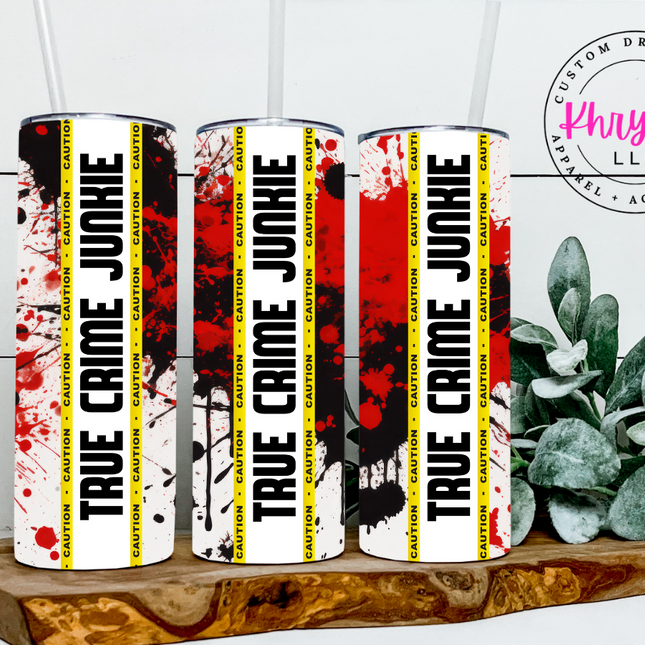 It's a Mystery True Crime 20oz Tumbler with Straw