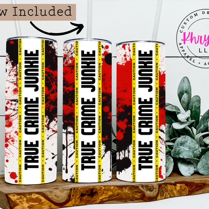 It's a Mystery True Crime 20oz Tumbler with Straw