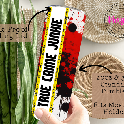 It's a Mystery True Crime 20oz Tumbler with Straw
