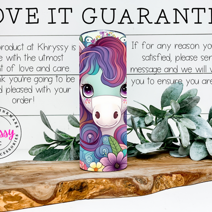 Sparkle and Sip Unicorn Magic 20oz Tumbler with Straw