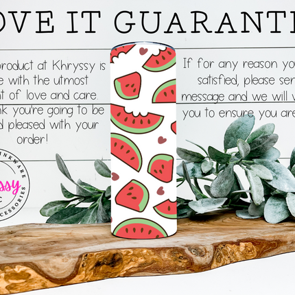 Watermelon Lover 20oz Tumbler with Straw