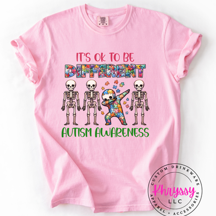 Celebrating Differences Autism Awareness Unique Skeleton Neurodiversity Wearable Embrace Individuality Empowerment Piece