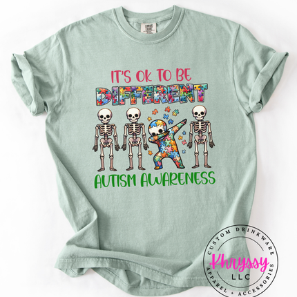 Celebrating Differences Autism Awareness Unique Skeleton Neurodiversity Wearable Embrace Individuality Empowerment Piece