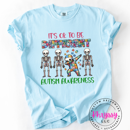 Celebrating Differences Autism Awareness Unique Skeleton Neurodiversity Wearable Embrace Individuality Empowerment Piece
