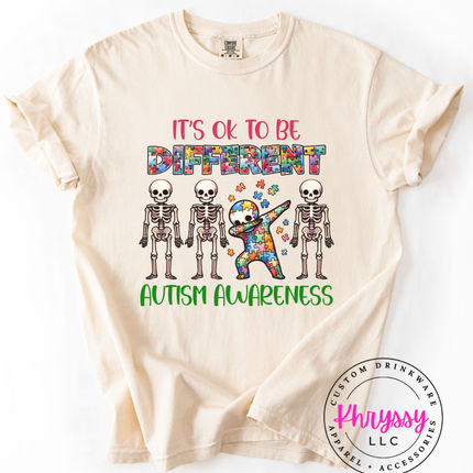 Celebrating Differences Autism Awareness Unique Skeleton Neurodiversity Wearable Embrace Individuality Empowerment Piece