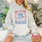 ash pullover hoodie with red and blue back it up terry wheelchair graphic