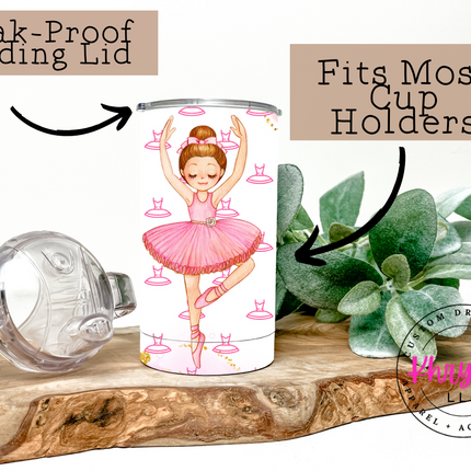 Ballerina 120z or 20oz Tumbler with Straw