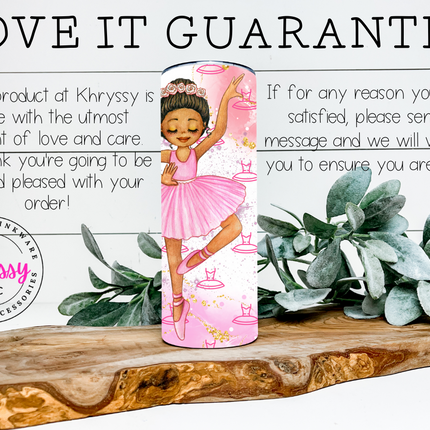 Ballerina 120z or 20oz Tumbler with Straw
