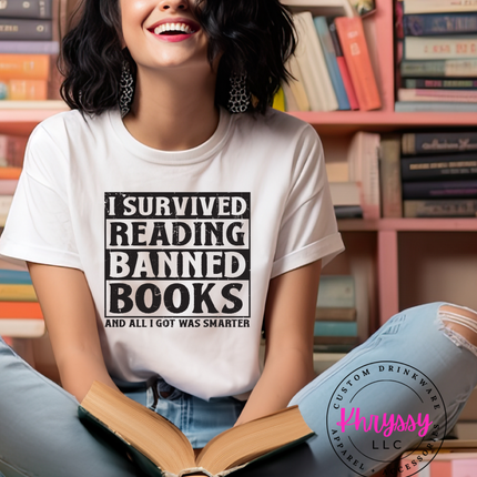 I Survived Reading Banned Books Unisex Shirt