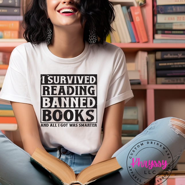 I Survived Reading Banned Books Unisex Shirt