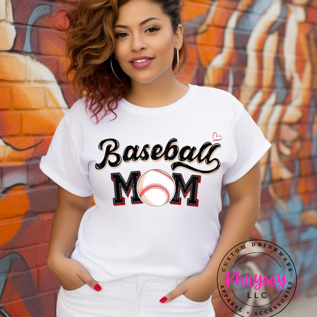 Homerun Baseball Mom Unisex Shirt