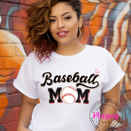 Homerun Baseball Mom Unisex Shirt