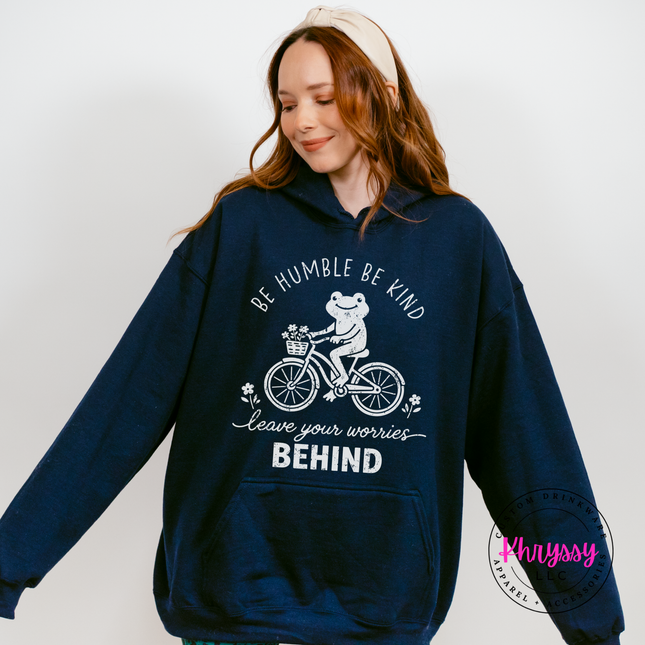 Close-up of the For I Know The Plans faith design on a cozy pullover hoodie.