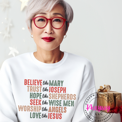 Embrace Faith: Believe Like Mary Unisex Shirt