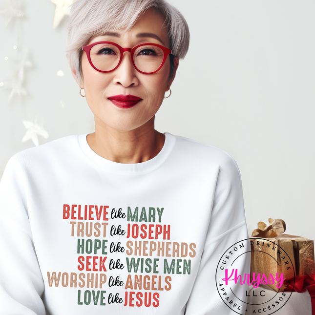 Embrace Faith: Believe Like Mary Unisex Shirt