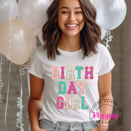 Ageless and Fabulous: Birthday Girl Glam Unisex T-Shirt