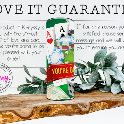 You're One In A Million Custom 20oz Tumbler with Straw
